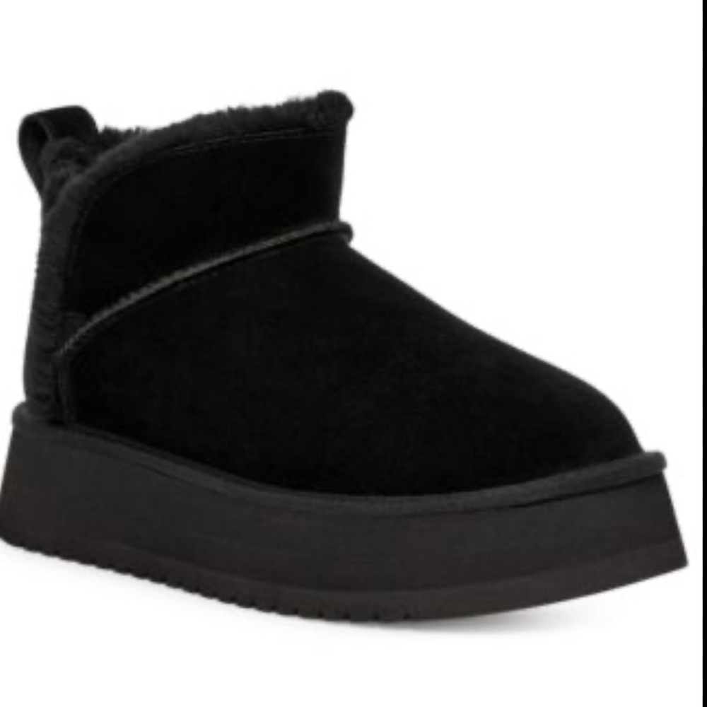Koolaburra by UGG Women's Black Koola Mini Booties - Picture 3 of 4